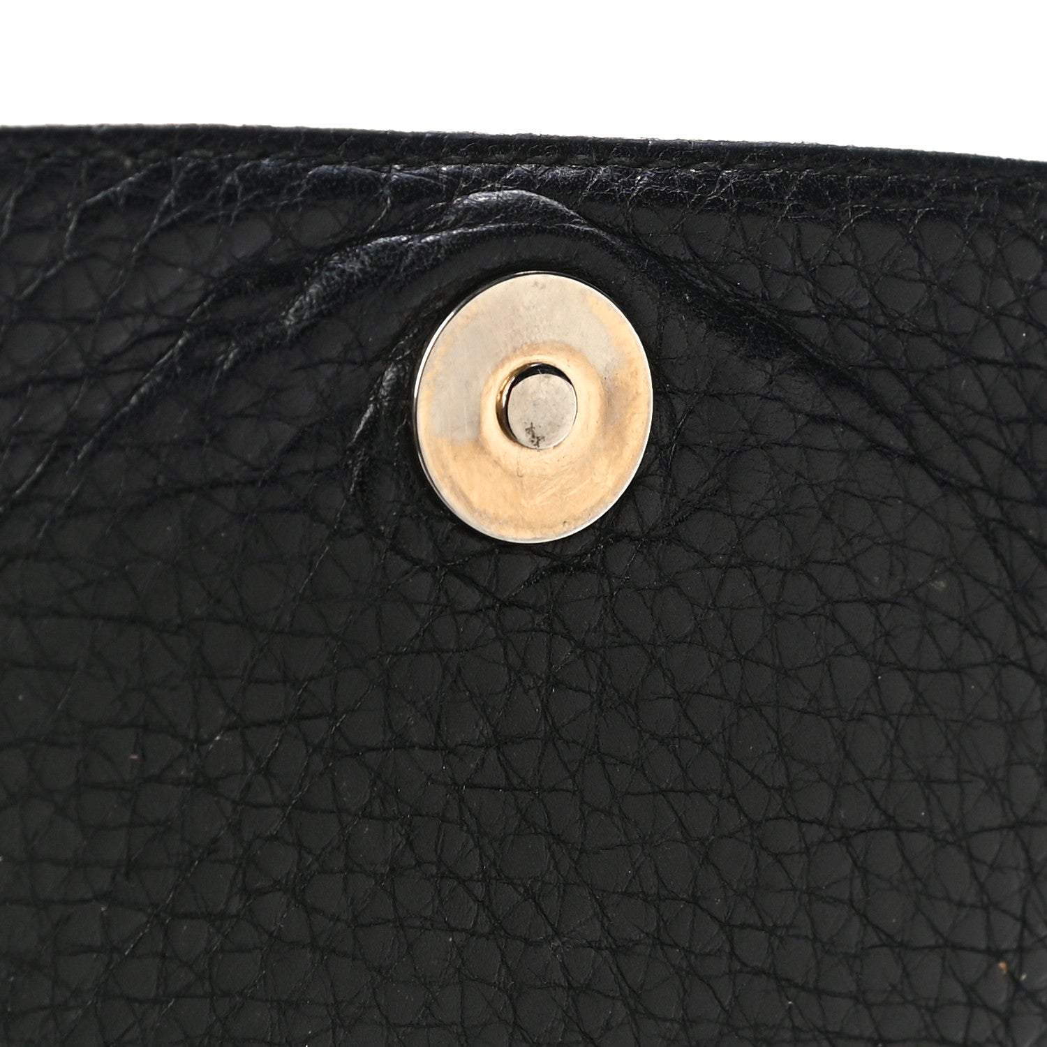 Gucci Pebbled Calfskin Medium Soho Flap Crossbody Black 16 of 20