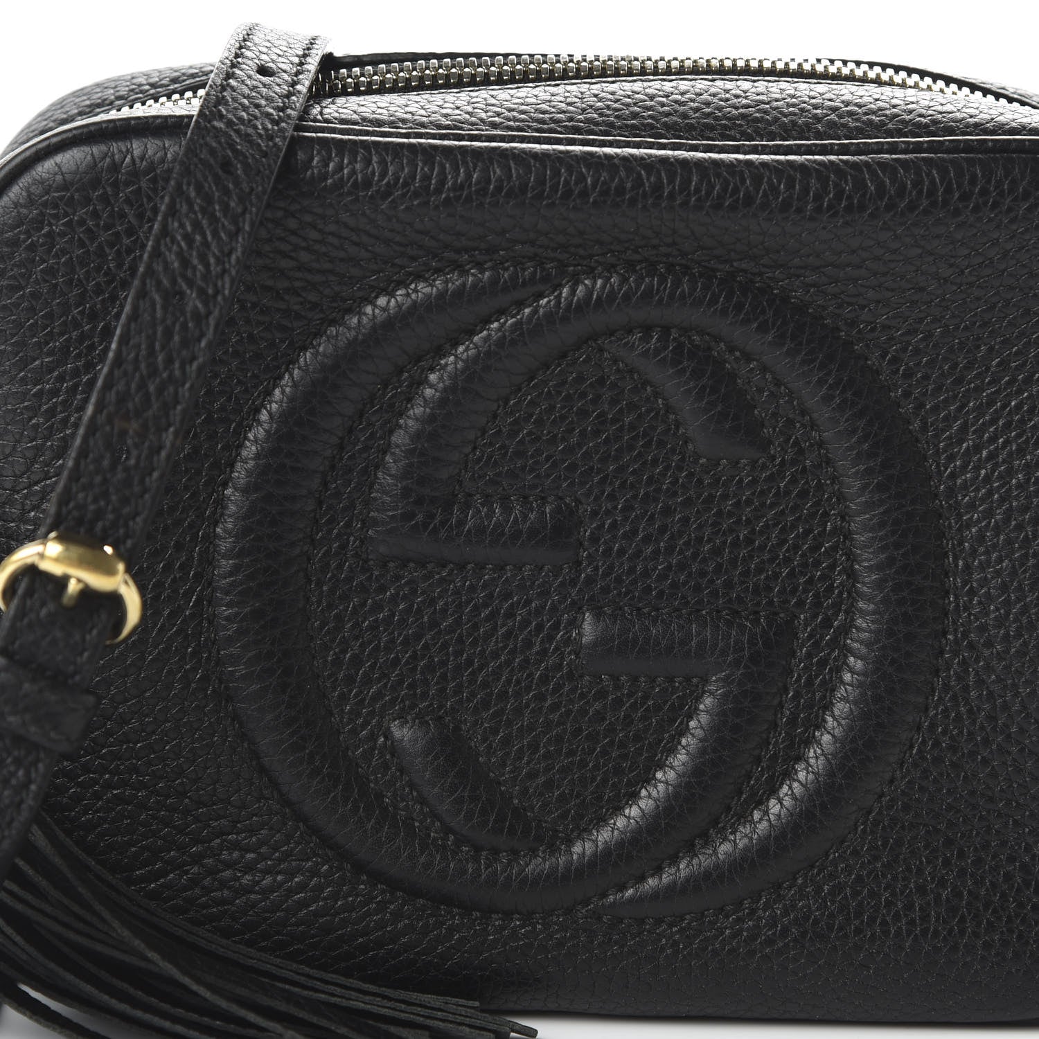 Gucci Pebbled Calfskin Small Soho Disco Bag Black 10 of 11