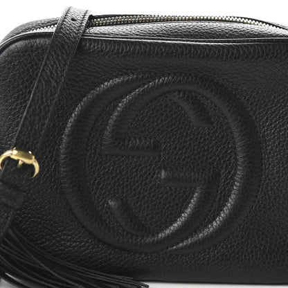 Gucci Pebbled Calfskin Small Soho Disco Bag Black 10 of 11