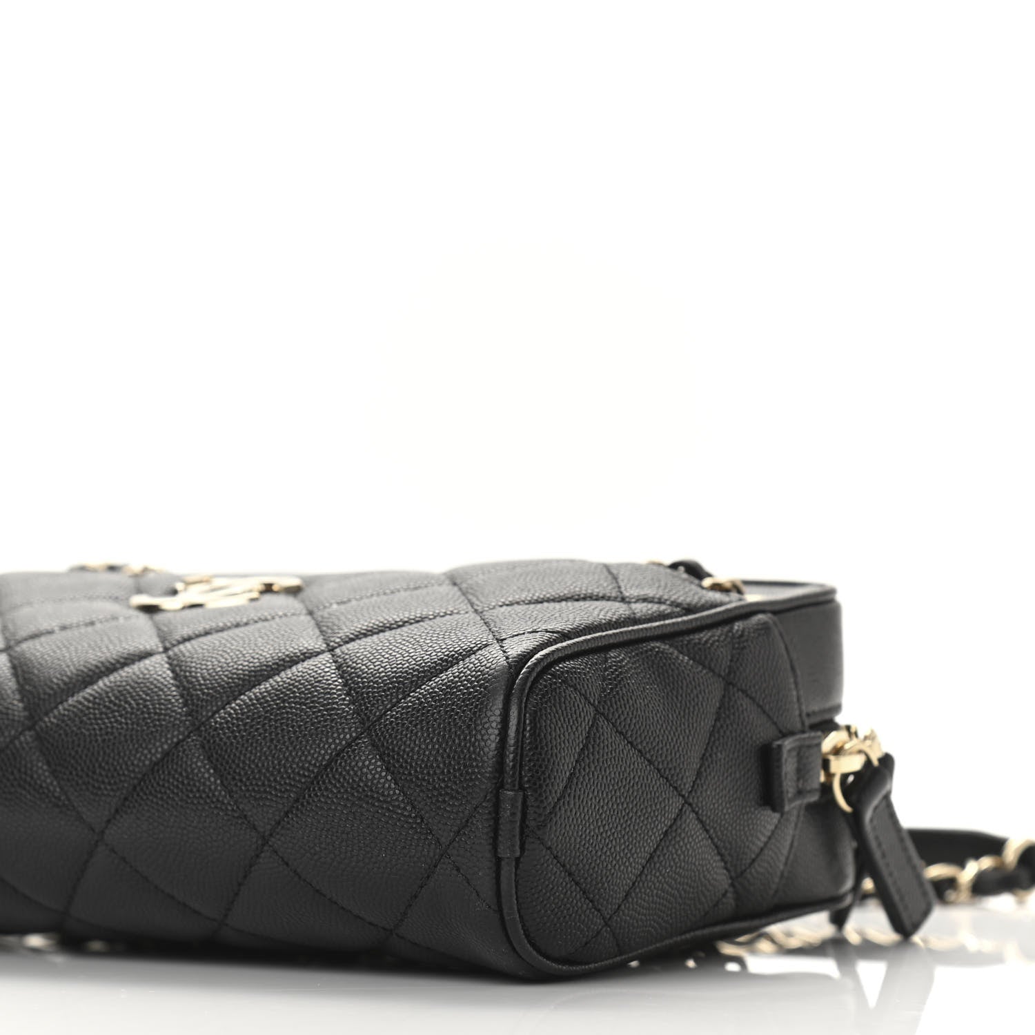 Chanel Caviar Quilted Small In & Out Camera Case Black 10 of 11