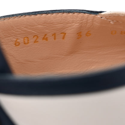 Gucci Malaga Kid Alison Platform 36 Navy White 9 of 13
