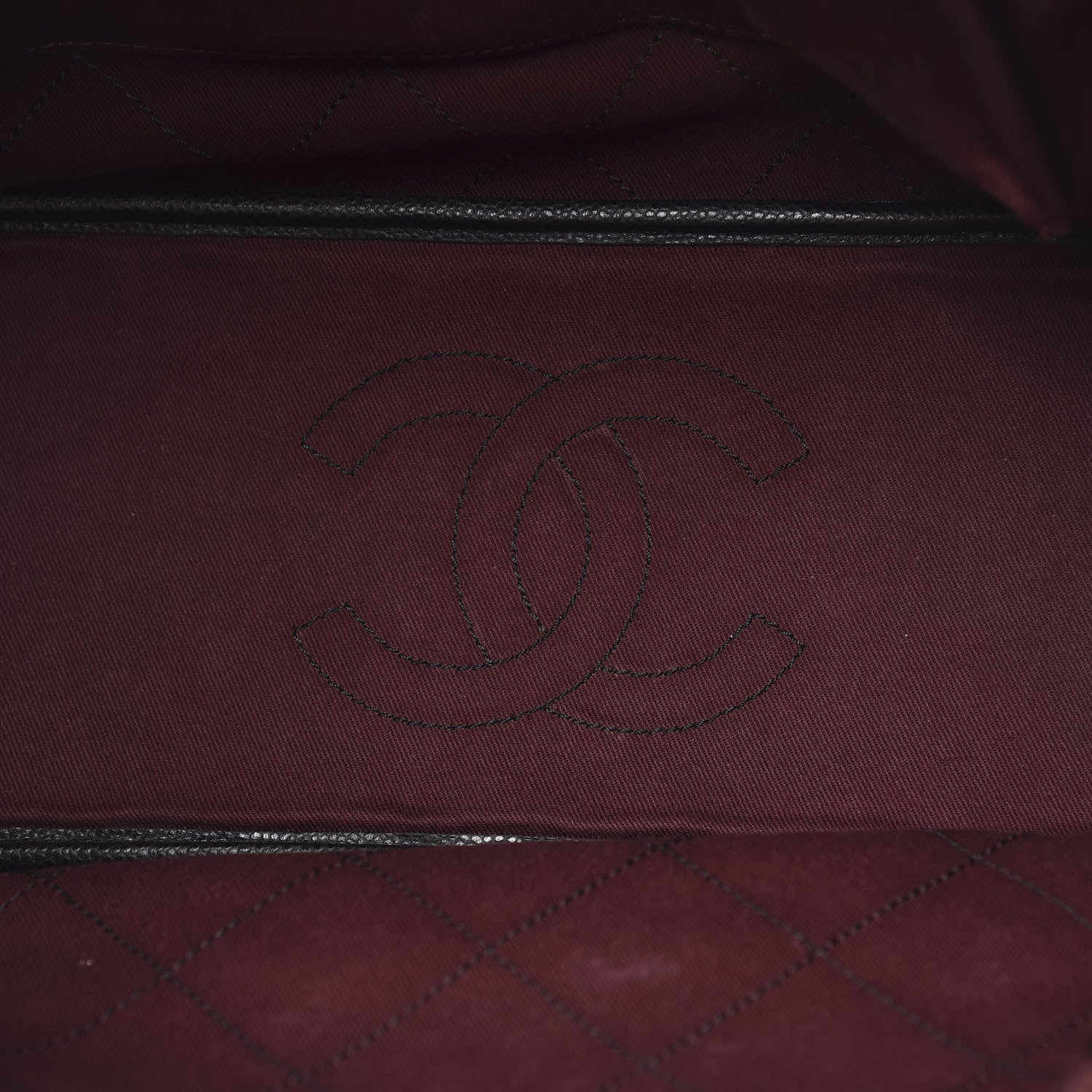 Chanel Grained Calfskin Shopping Fever Tote Black 6 of 18