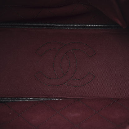 Chanel Grained Calfskin Shopping Fever Tote Black 6 of 18