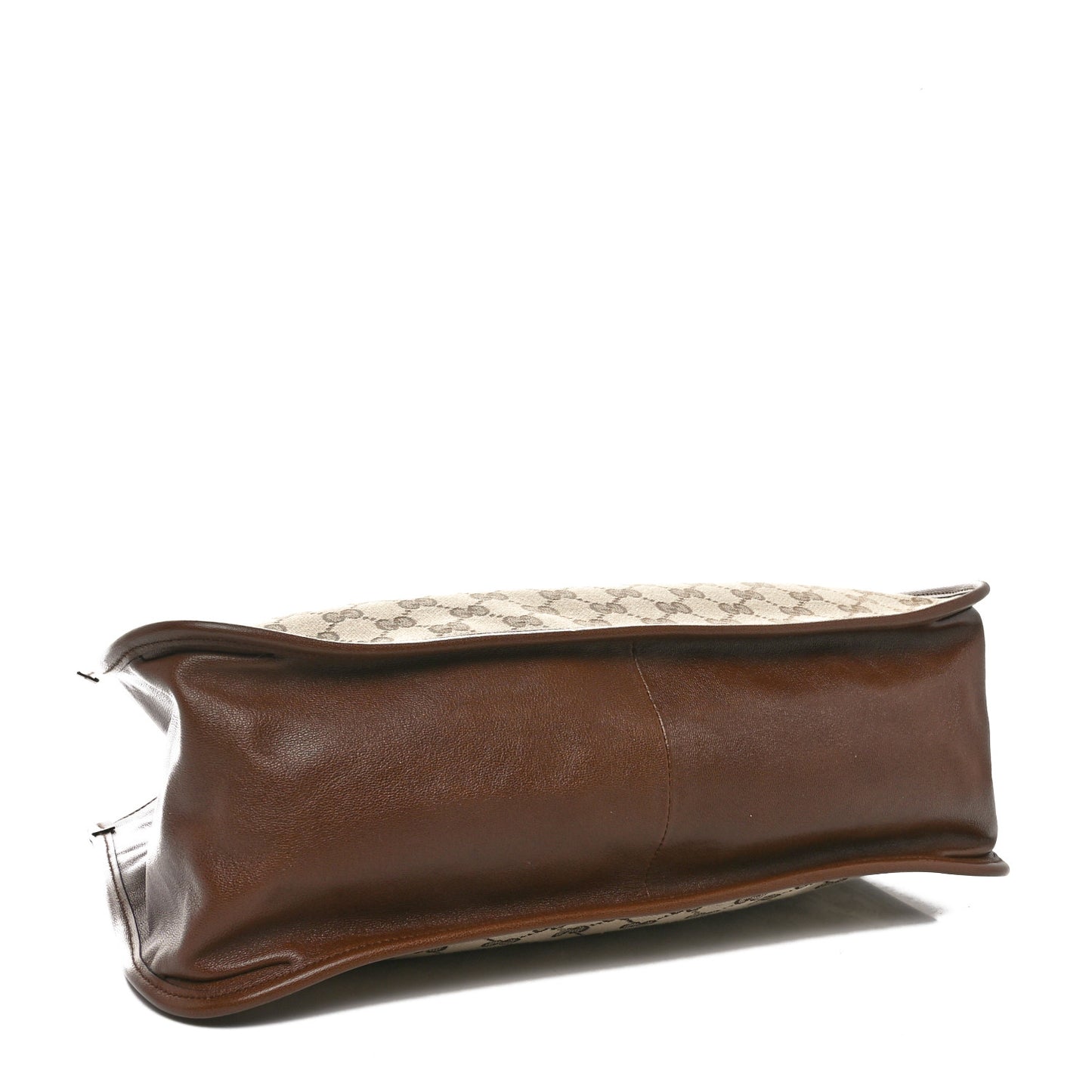 Monogram New Sakai Calfskin Lux Horsebit 1955 Tote Bag Beige Ebony Brown Sugar