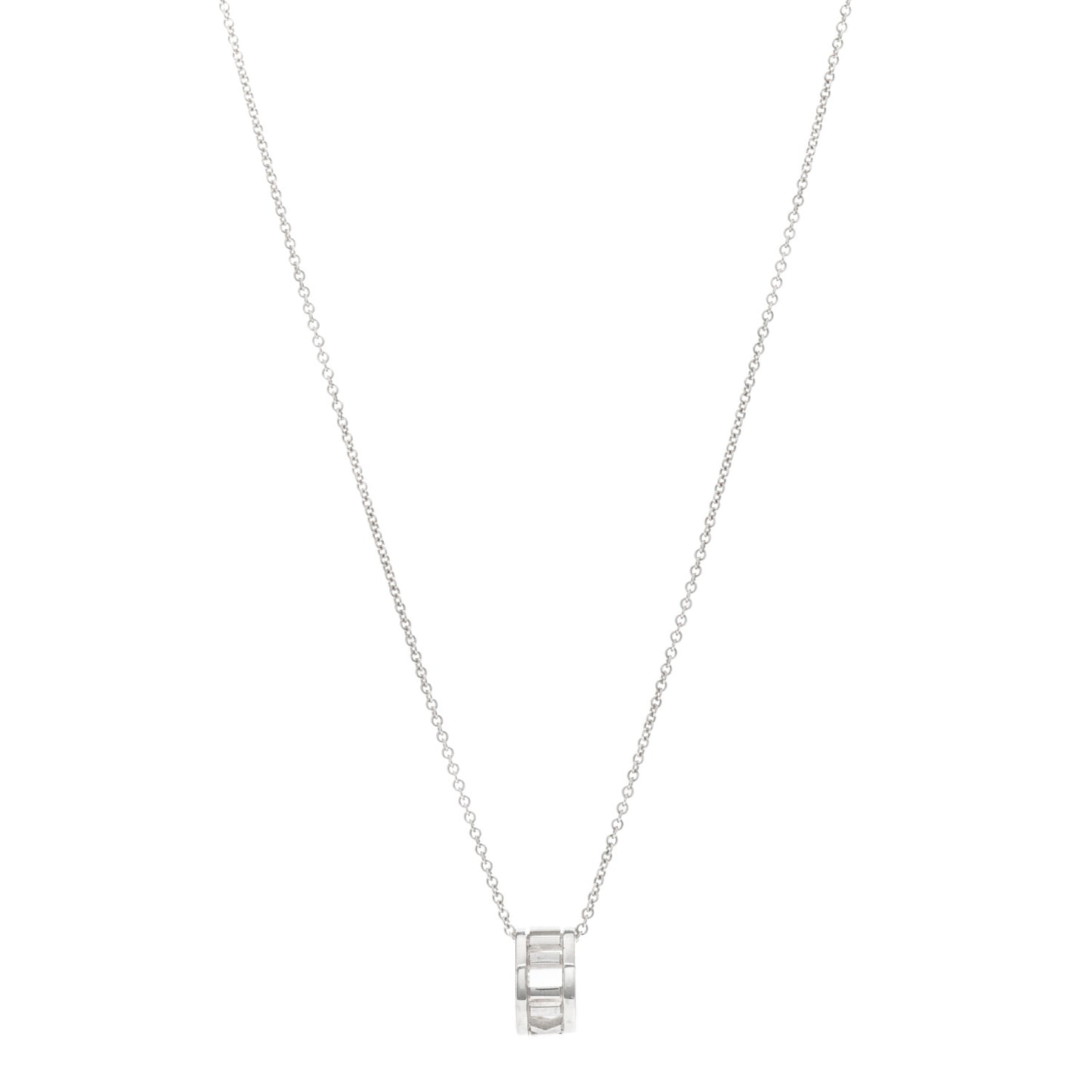 Sterling Silver Atlas Open Pendant Necklace