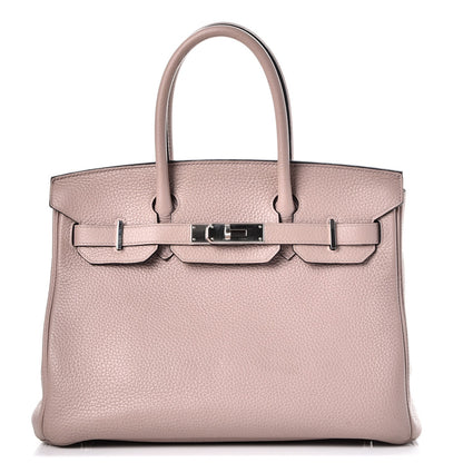 Hermes Taurillon Clemence Birkin 30 Glycine 1 of 44
