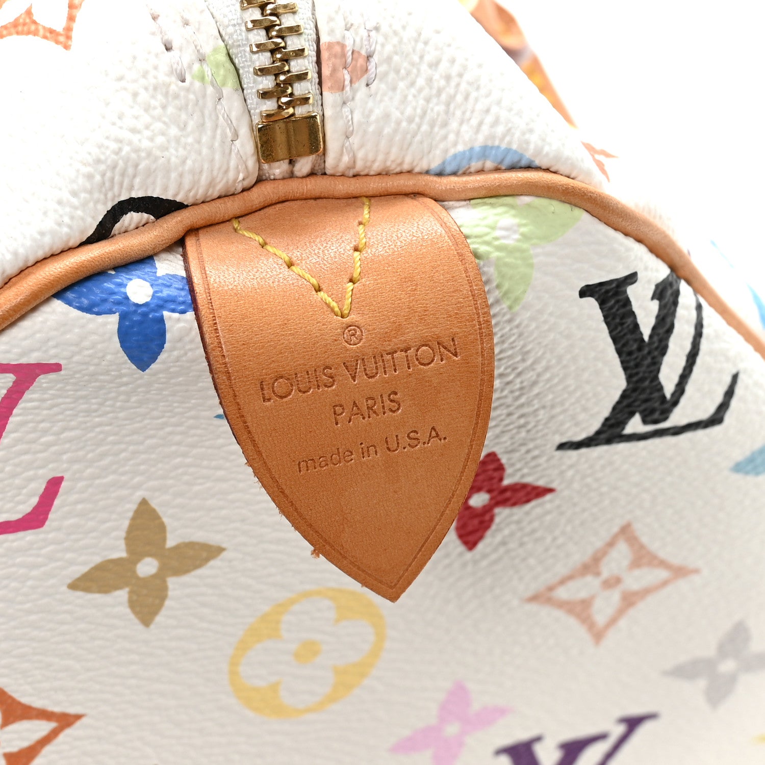 Louis Vuitton Monogram Multicolor Speedy 30 White 6 of 10