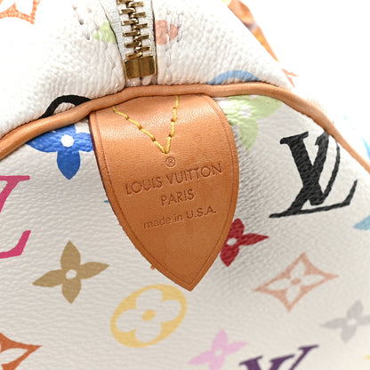 Louis Vuitton Monogram Multicolor Speedy 30 White 6 of 10