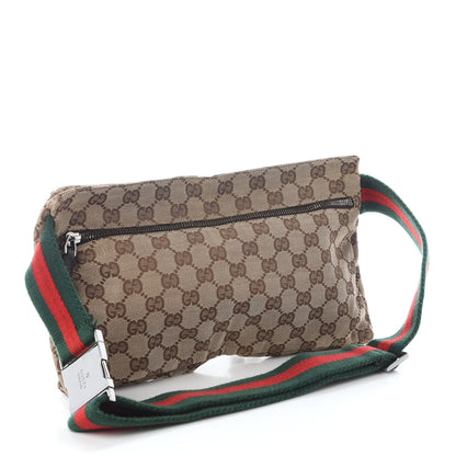 Gucci Monogram Web Belt Bag Dark Brown 3 of 10
