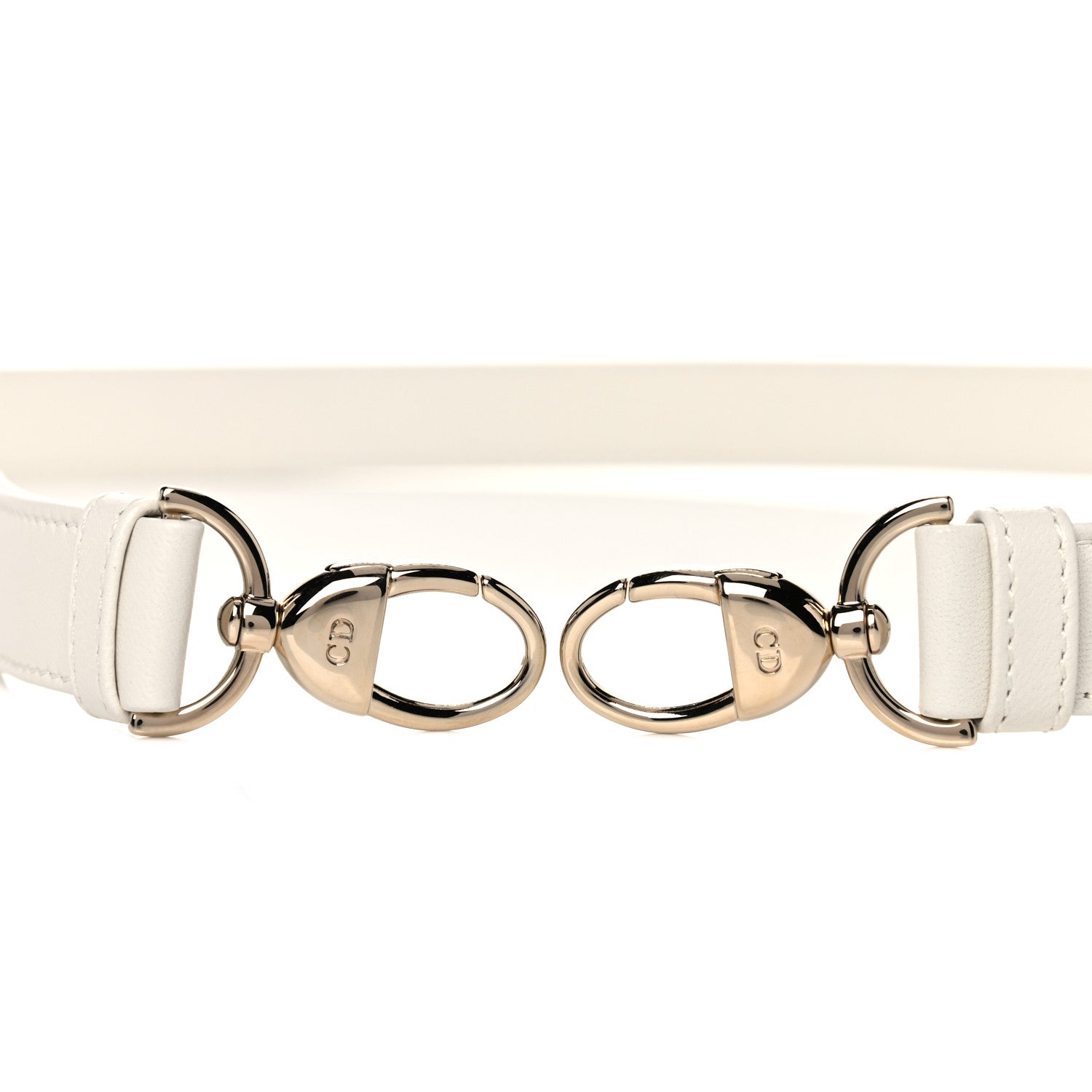 Christian Dior Lambskin Lady Dior Adjustable Shoulder Strap White 4 of 4