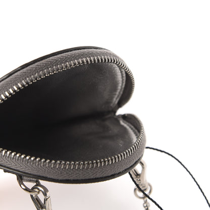 Prada Metallic Saffiano Mini Pouch Cromo 5 of 10