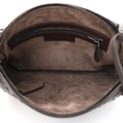 Bottega Veneta Nappa Intrecciato Nodini Crossbody Messenger Ebano 9 of 24