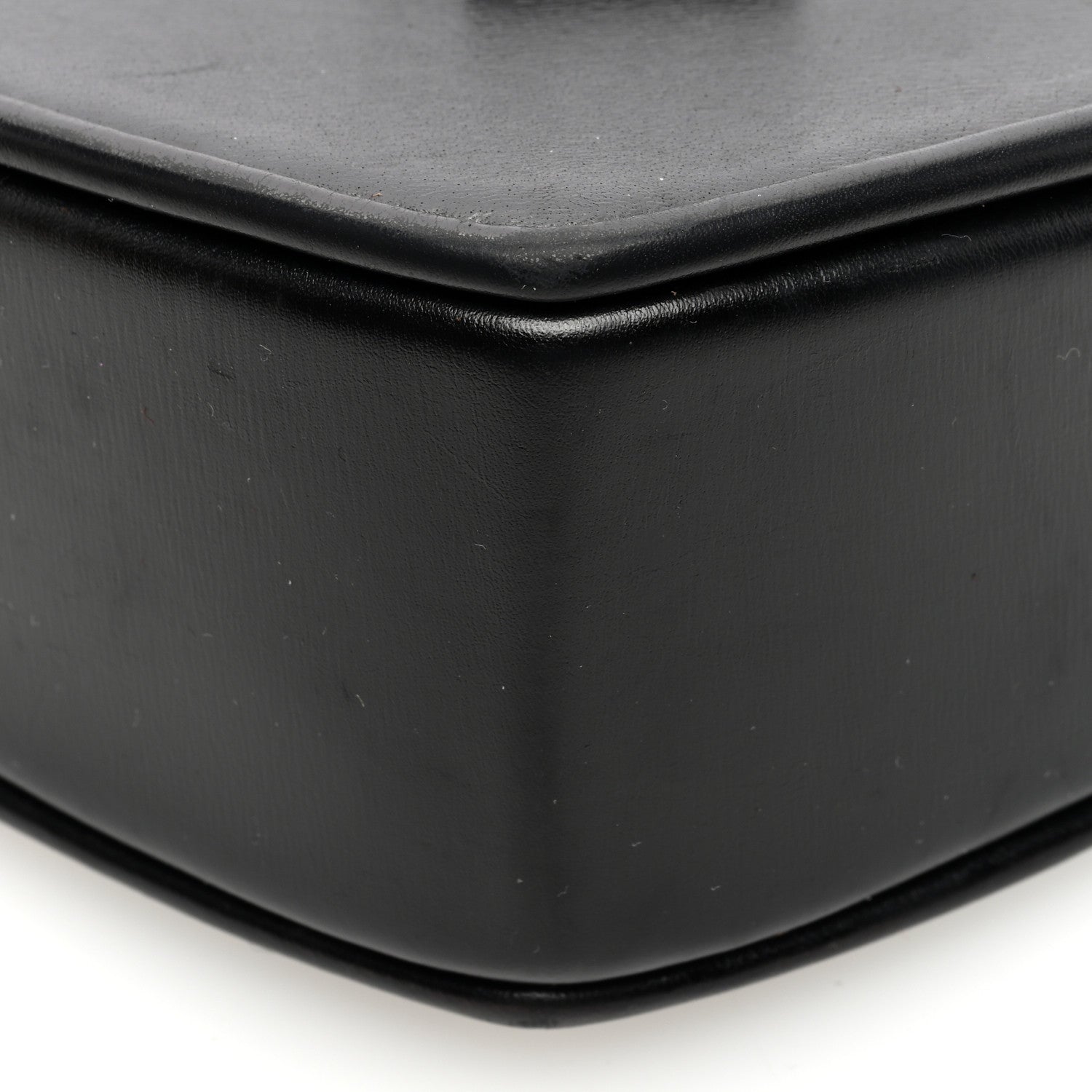 Saint Laurent Calfskin Heart Monogram Crossbody Black 8 of 8