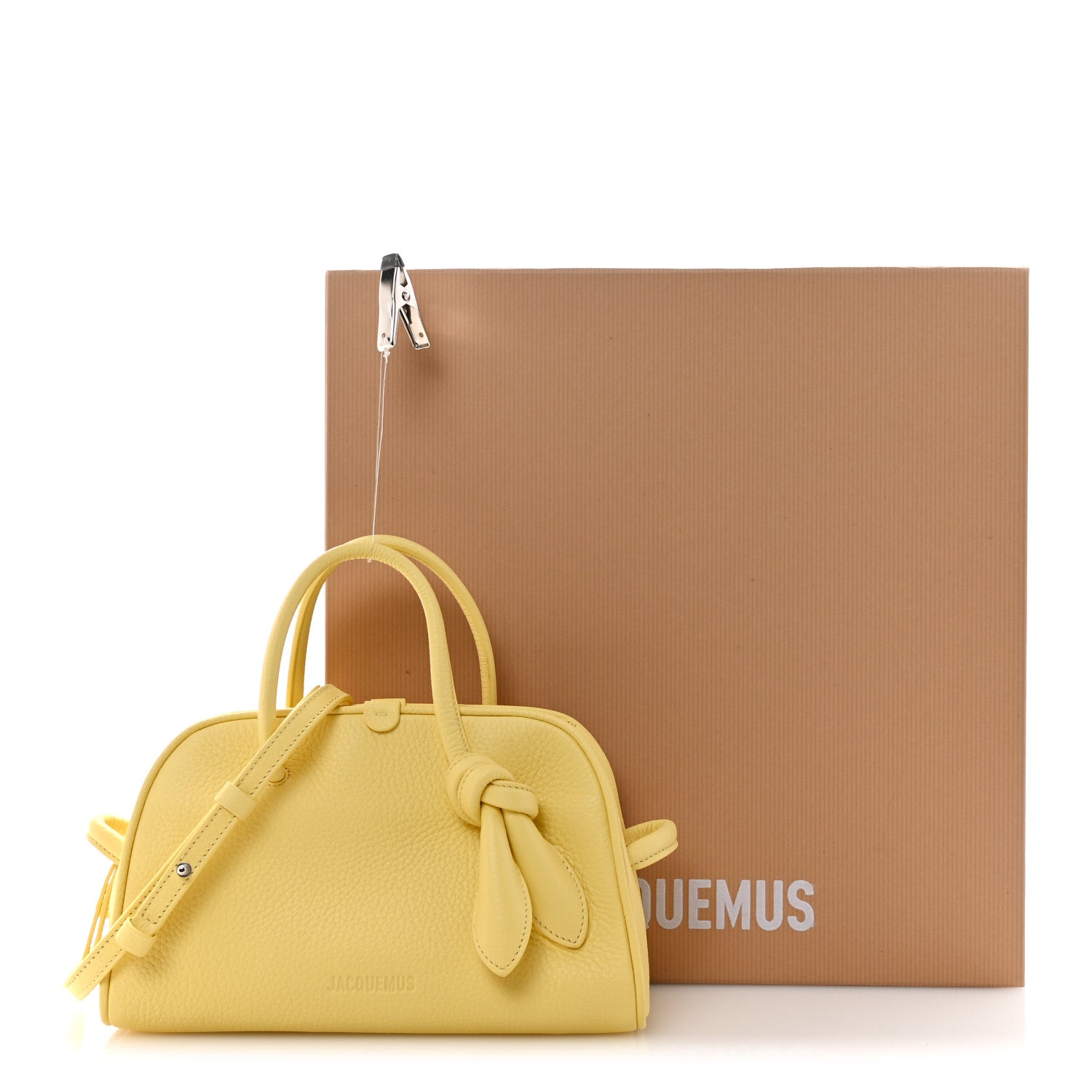 Jacquemus Grained Calfskin Le Petit Turismo Light Yellow 10 of 10
