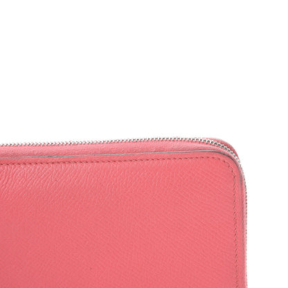Hermes Epsom Silk'In Wallet Rose Azalee 9 of 15