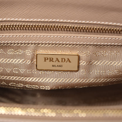 Prada Saffiano Small Galleria Double Zip Tote Sabbia 7 of 12
