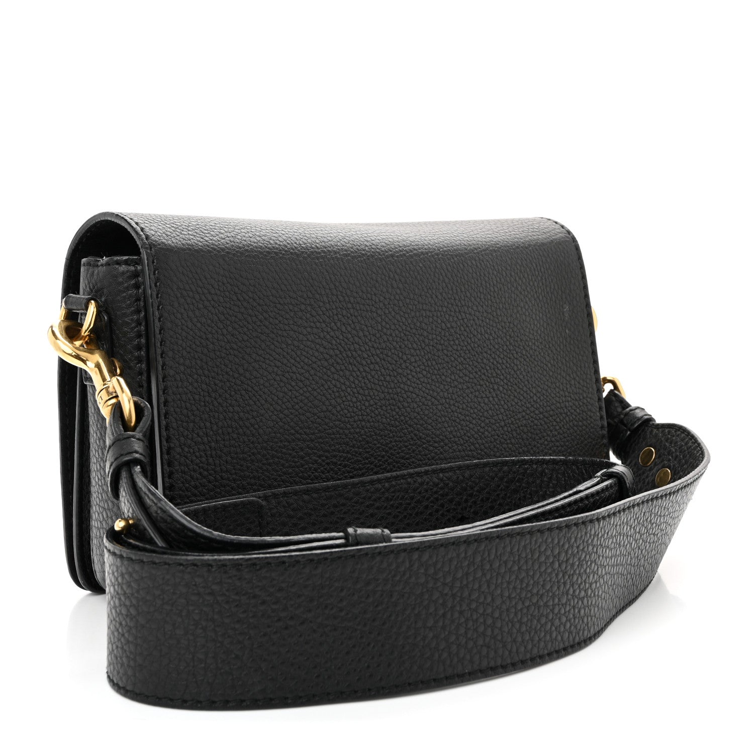 Christian Dior Grained Calfskin Dio(r)evolution Flap Bag Black 3 of 14