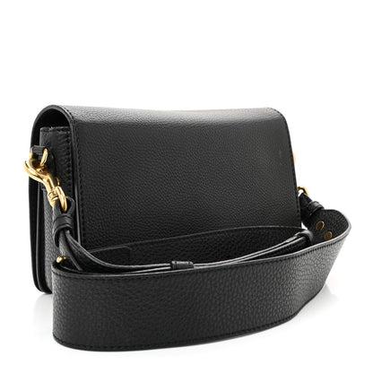 Christian Dior Grained Calfskin Dio(r)evolution Flap Bag Black 3 of 14