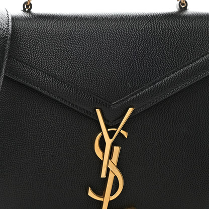 Saint Laurent Grain de Poudre Mini Classic Monogram Cassandra Top Handle Black 8 of 11