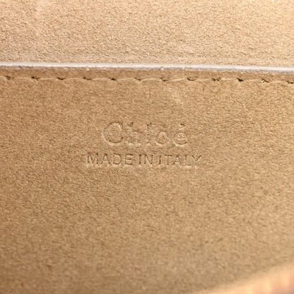 Chloe Shiny Goatskin Smooth Calfskin Suede Small Pixie Bag Saffron Red 6 of 10