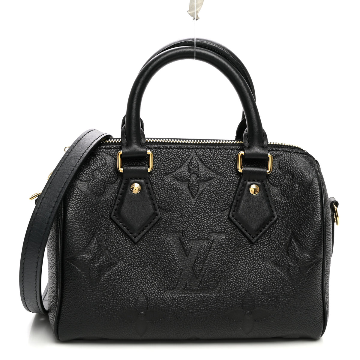 Louis Vuitton Empreinte Monogram Giant Speedy Bandouliere 20 Black 1 of 9