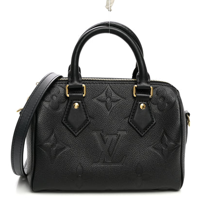 Louis Vuitton Empreinte Monogram Giant Speedy Bandouliere 20 Black 1 of 9