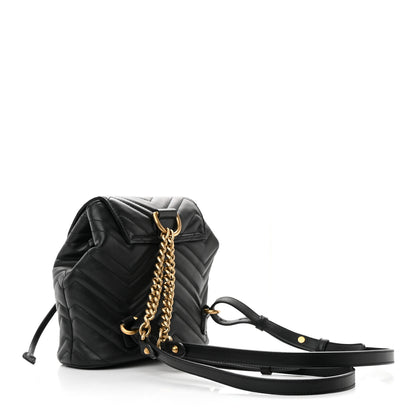 Gucci Calfskin Matelasse GG Marmont Flap Backpack Black 3 of 18