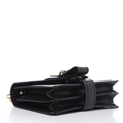 Chloe Shiny Goatskin Calfskin Aby Chain Shoulder Bag Black 4 of 11