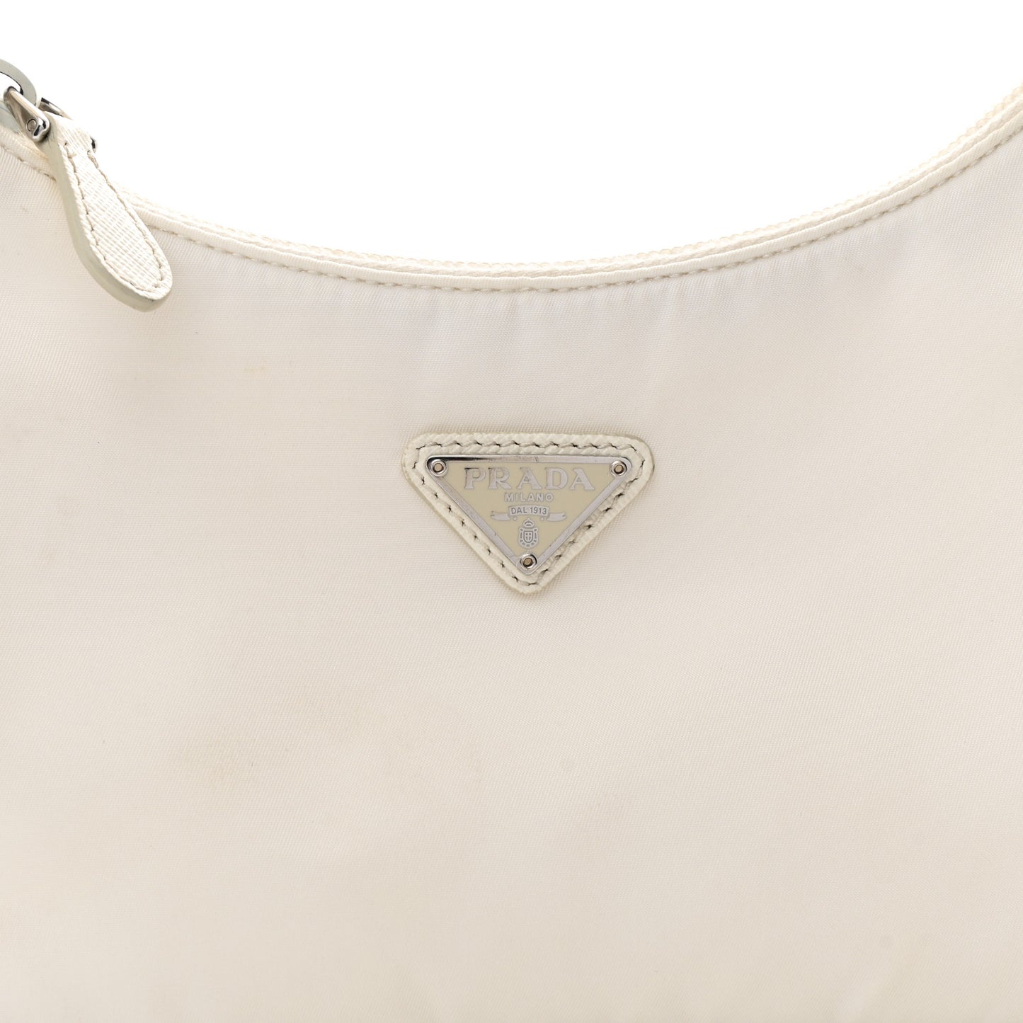 Tessuto Nylon Mini Re-Edition 2000 Bag White