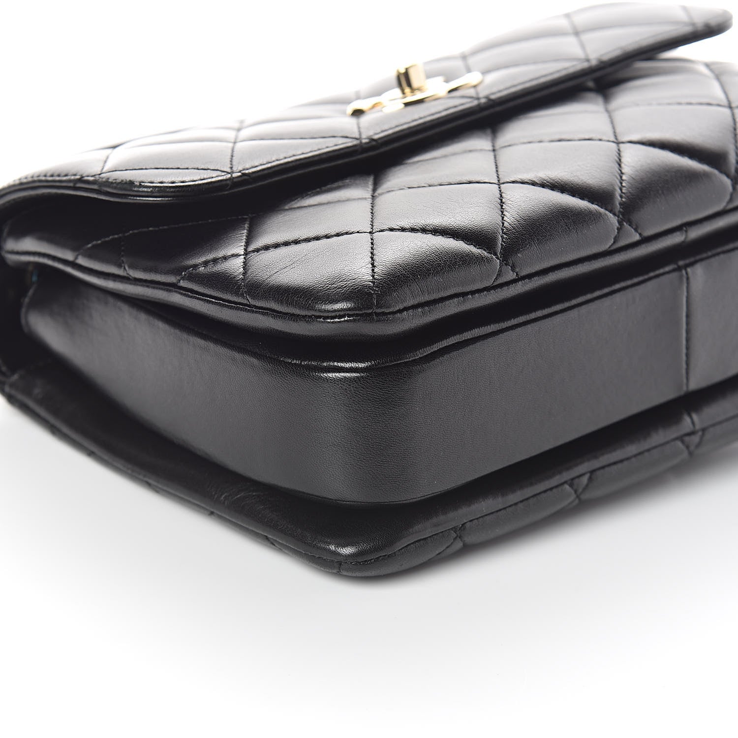 Chanel Lambskin Quilted Small Trendy CC Dual Handle Flap Bag Black 8 of 9