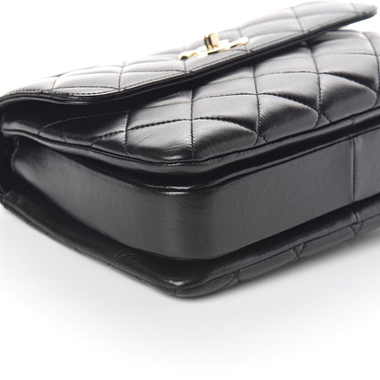 Chanel Lambskin Quilted Small Trendy CC Dual Handle Flap Bag Black 8 of 9