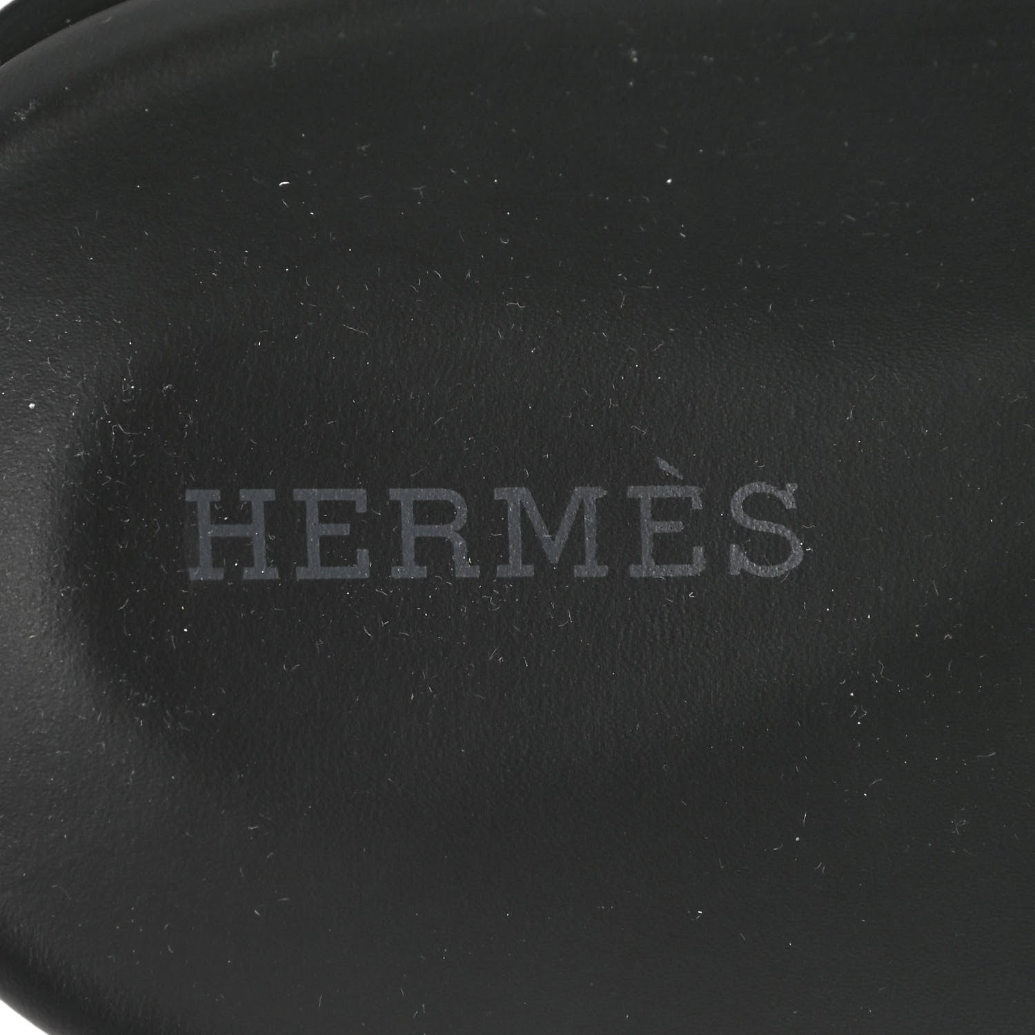 Hermes Nappa Extra Sandals 38 Black 7 of 8
