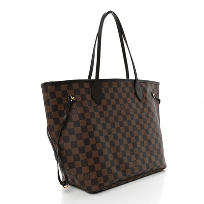 Louis Vuitton Damier Ebene Neo Neverfull MM Rose Ballerine 4 of 11