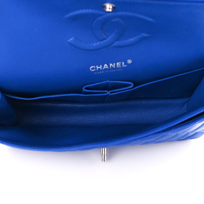 Chanel Lambskin Quilted Medium Double Flap Royal Blue 5 of 11