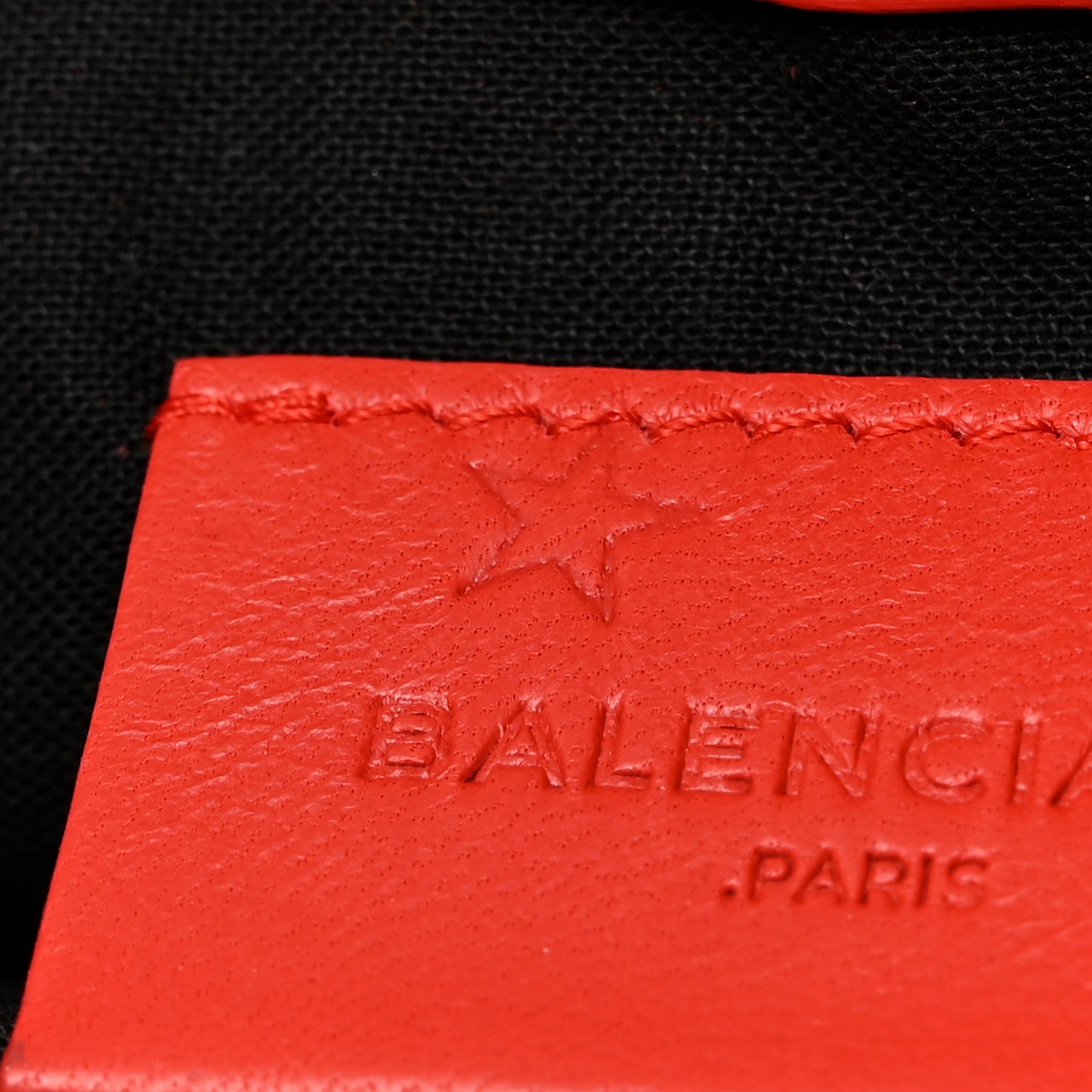 Matte Goatskin Rubber Covered Classic Hardware Small Pouch Rouge Coquelicot