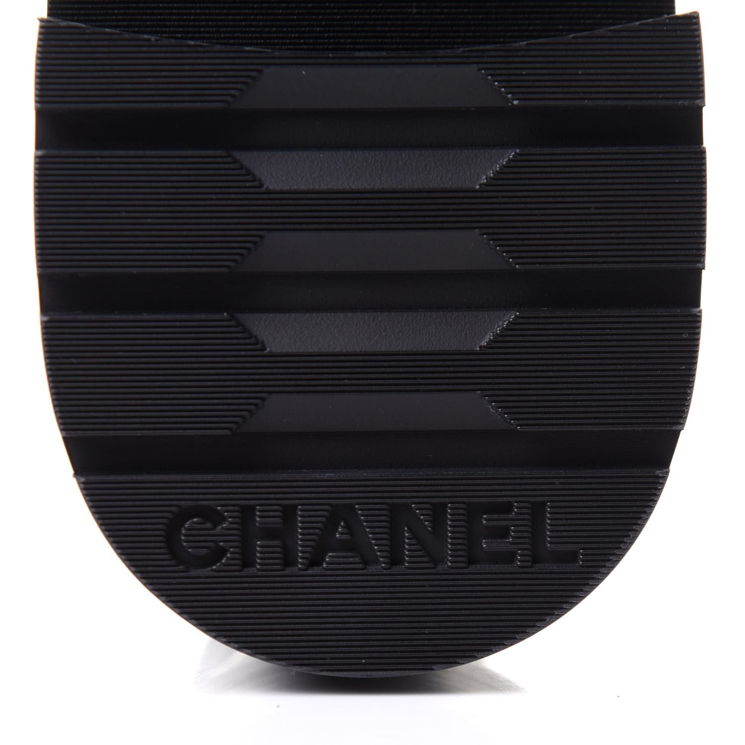 Chanel Shiny Calfskin Quilted Lace Up Combat Boots 38.5 Black 7 of 10