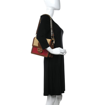 Louis Vuitton Taurillon Dauphine MM Panama Scarlet 2 of 11