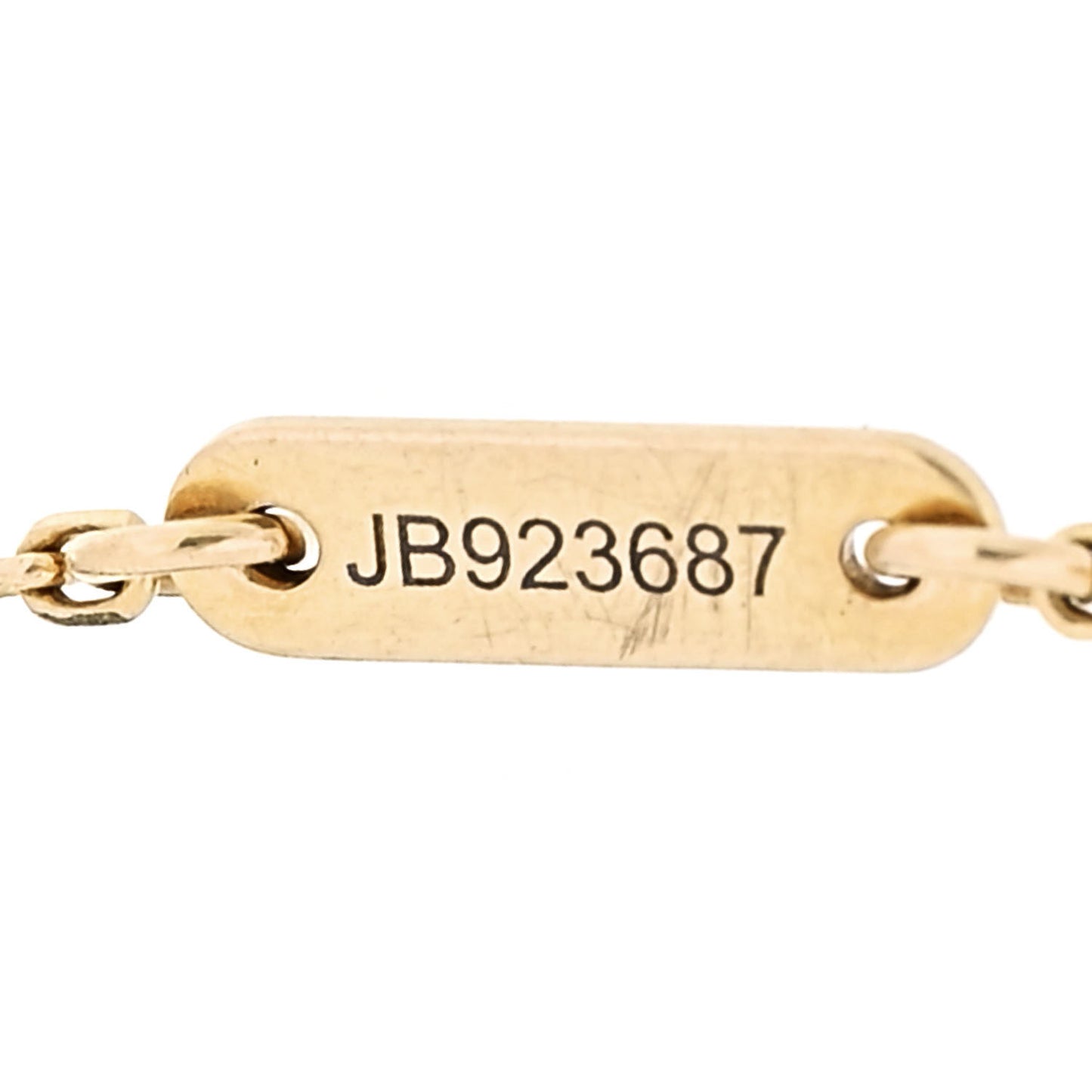 18K Yellow Gold Mother of Pearl Sweet Alhambra Bracelet