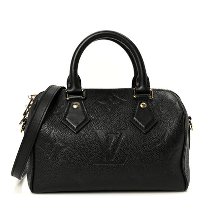 Louis Vuitton Empreinte Monogram Giant Speedy Bandouliere 20 Black 1 of 12