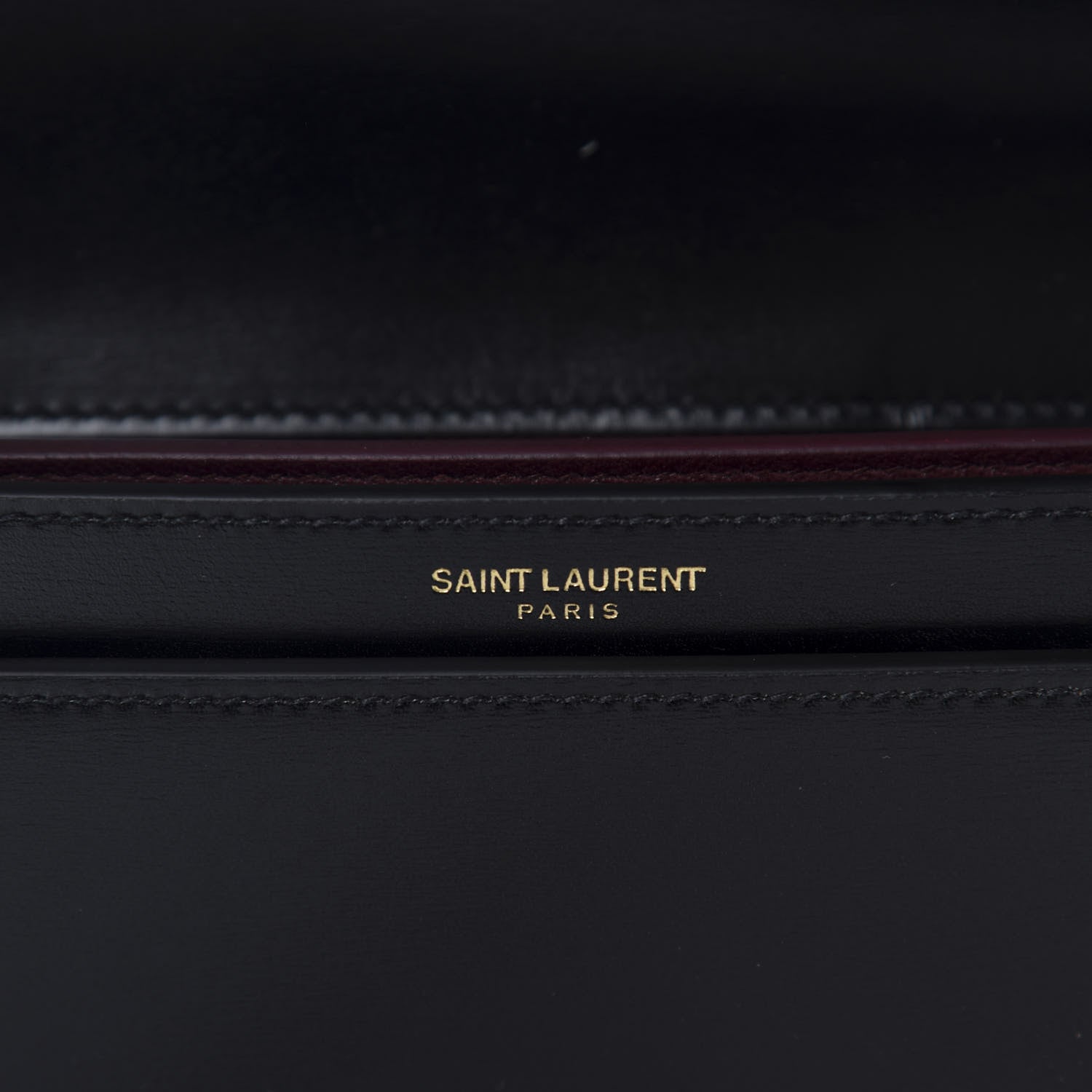 Saint Laurent Smooth Calfskin Monogram Cassandra Clasp Bag Black 9 of 10