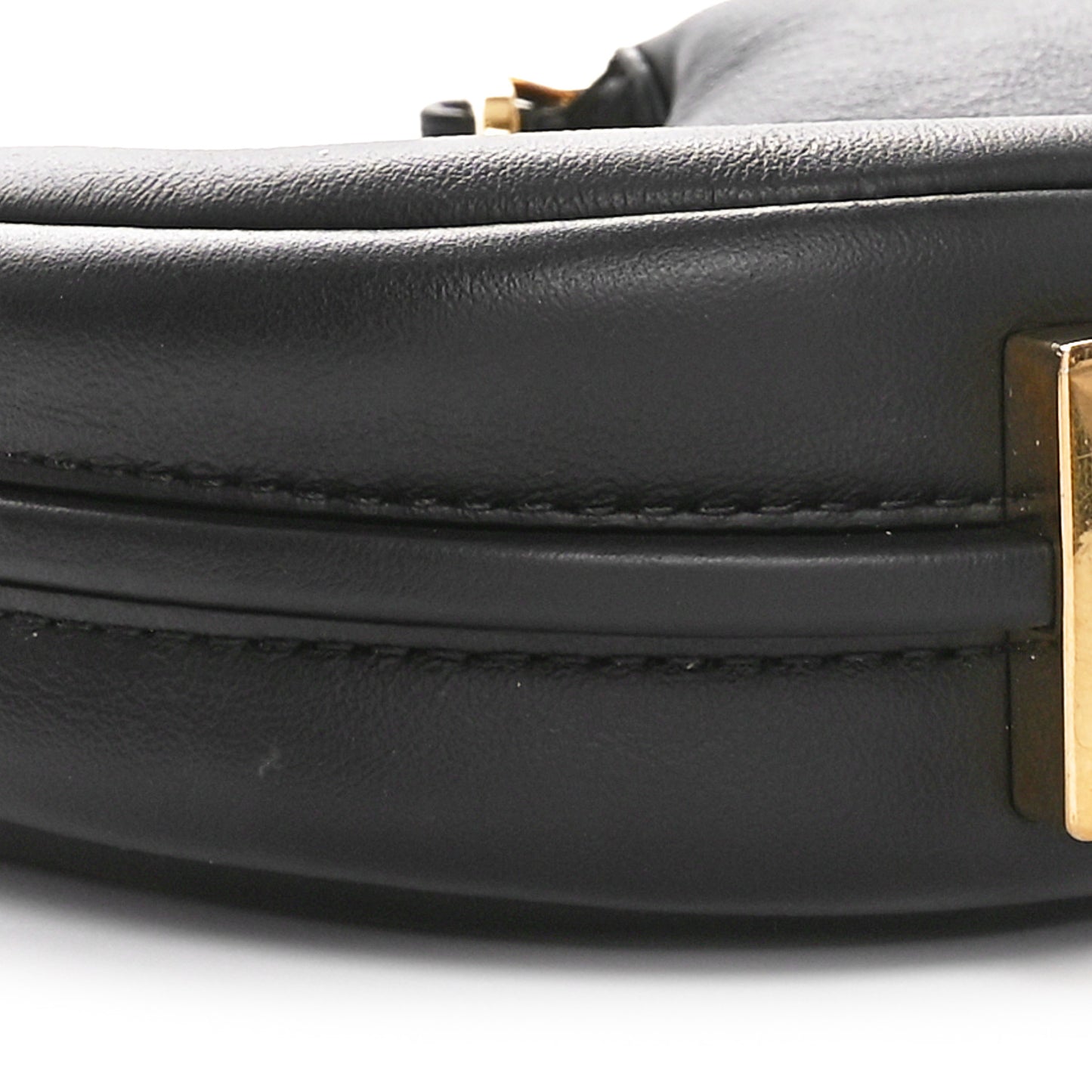 Vitello Grace Matte Nano Fendigraphy Hobo Charm Black