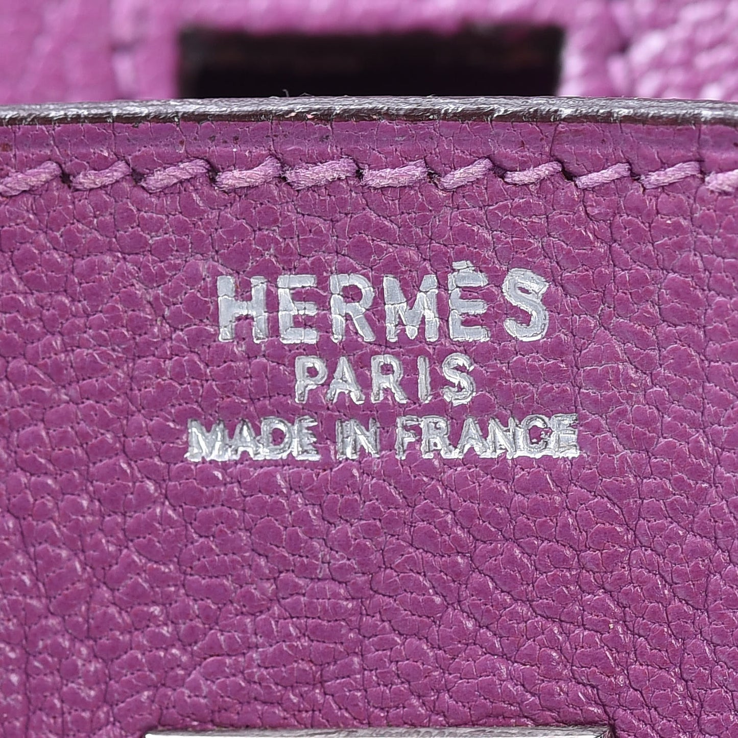 Chevre Mysore Birkin 25 Cyclamen