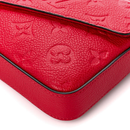 Louis Vuitton Empreinte Pochette Felicie Chain Wallet Scarlet 10 of 10