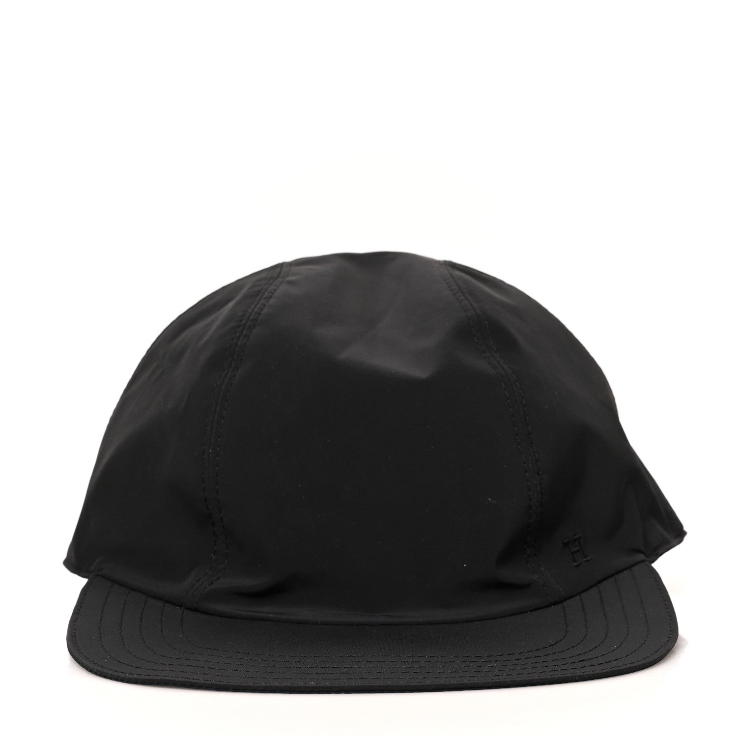 Hermes Nylon Reversible Roger Cap M Black Marine 3 of 9