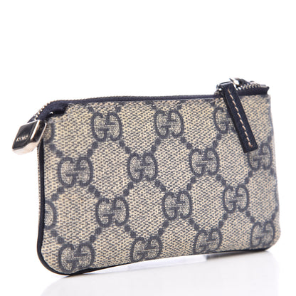 Gucci GG Supreme Monogram Key Case Beige Blue 3 of 7
