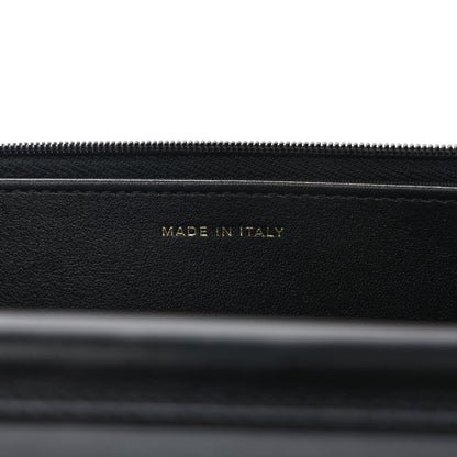 Chanel Tweed Quilted Wallet On Chain WOC Black Ecru White 7 of 10