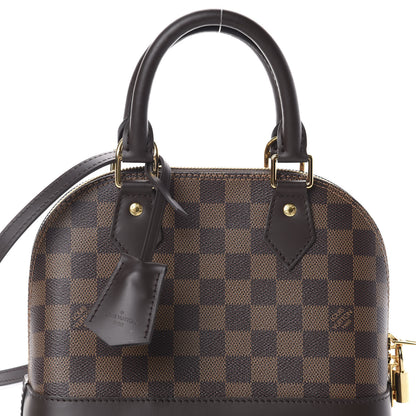 Louis Vuitton Damier Ebene Alma BB 6 of 9