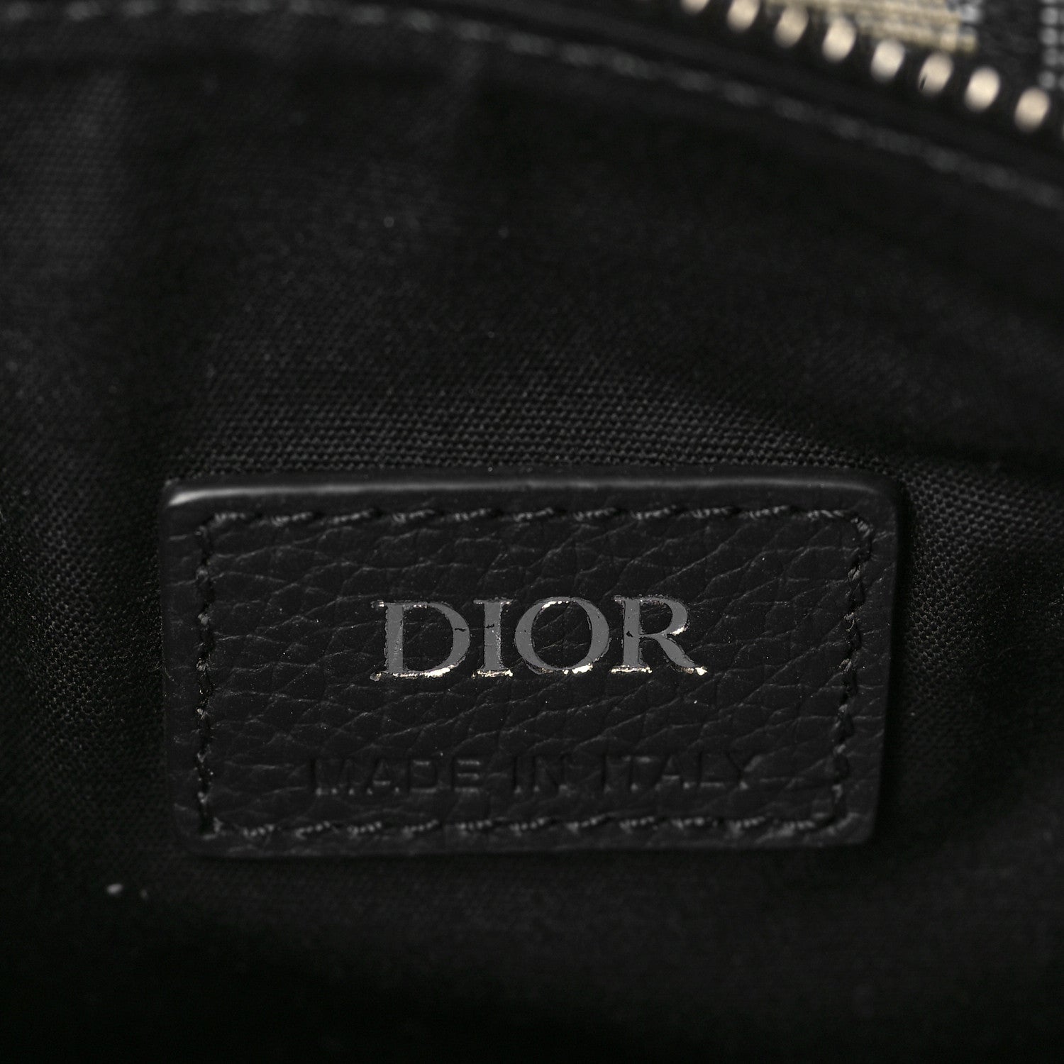 Christian Dior Oblique Mens Mini Saddle Bag Blue 6 of 6