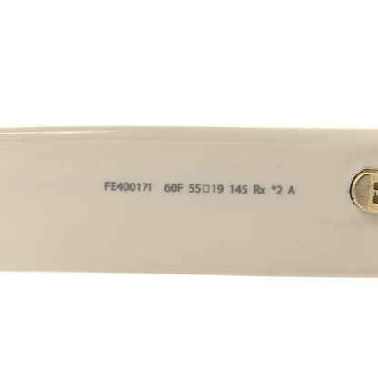 Fendi Acetate FF Fendi Butterfly Sunglasses FE40017I White 6 of 9