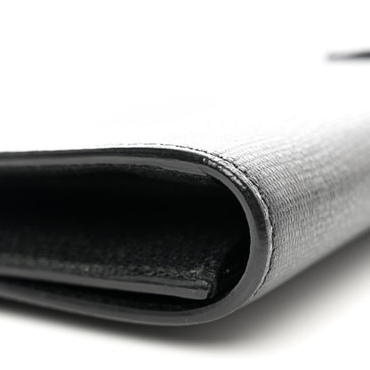 Saint Laurent Textured Calfskin Classic Y Ligne Clutch Black 9 of 10